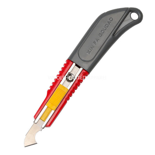 1574★  Template hook knife utility knife plate cutter heavy duty operation knife trimming knife cutting artifact hook knife sewing tool