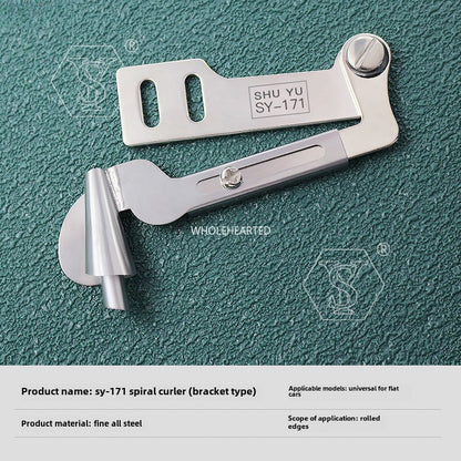 1062★  [Handmade] SY-171 boutique spiral hemming device, universal in thickness, no burrs and no bursts