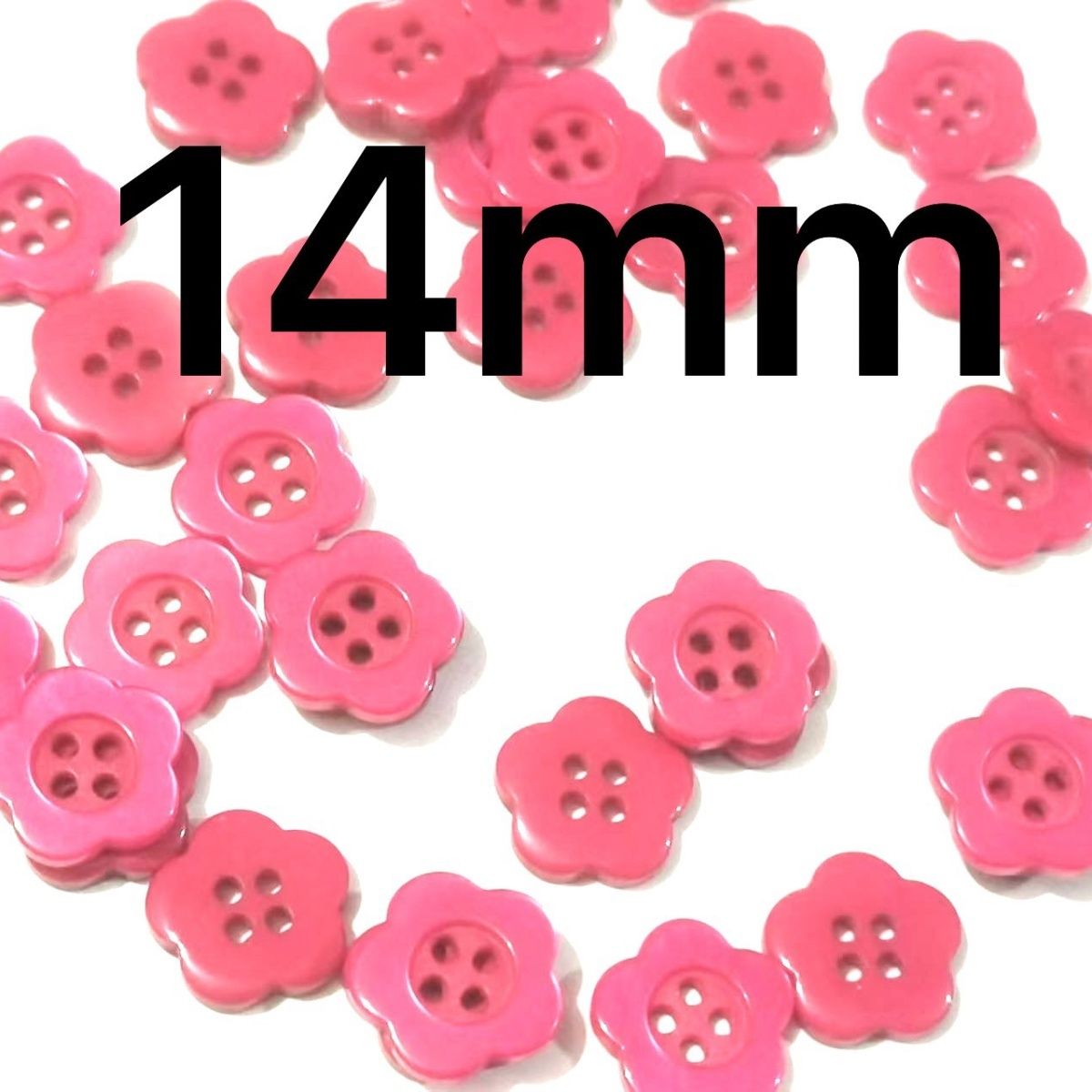 3018  Resin Button Plum Blossom Square Heart Round Color Button Flower Decoration Handmade DIY Cartoon Children