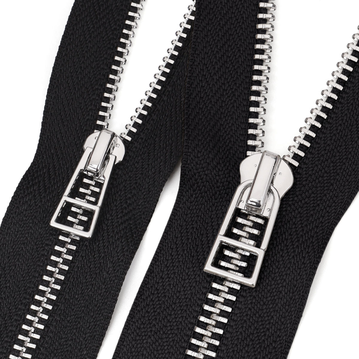 3091  Zipper No. 3/No. 5 platinum metal closed tail swastika clip zipper cotton-padded jacket special metal zipper