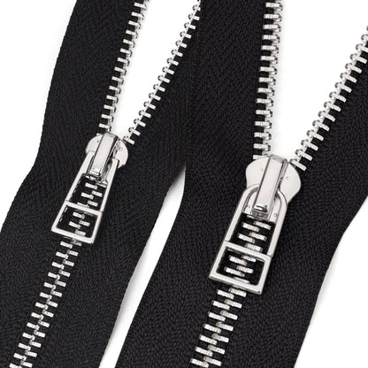 3091  Zipper No. 3/No. 5 platinum metal closed tail swastika clip zipper cotton-padded jacket special metal zipper