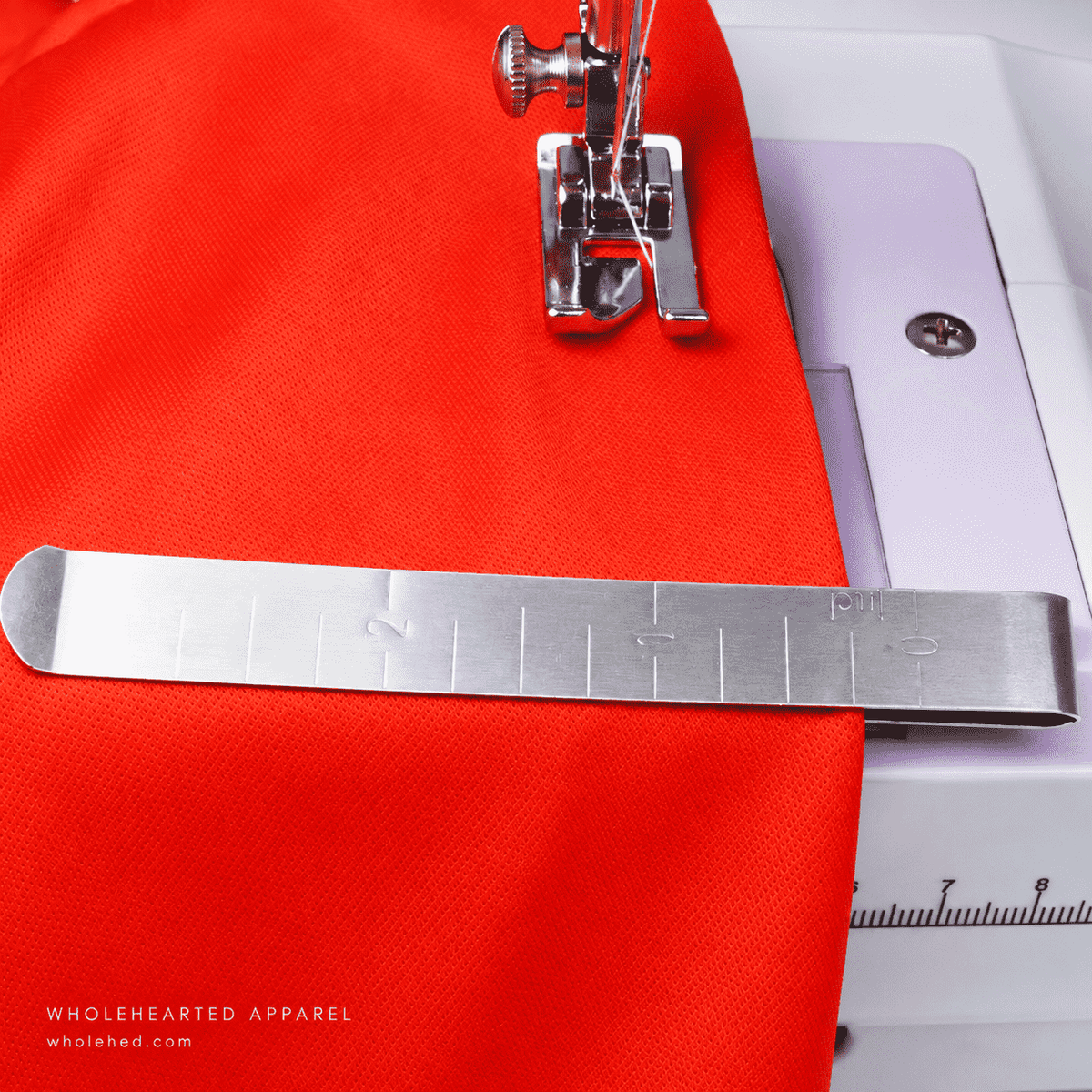 1663★ Metal Sewing Hemming Clip Sewing Clip 3 Inch Measuring Ruler Quilting Clip Fixed Ruler DIY Sewing Fixed Marker.