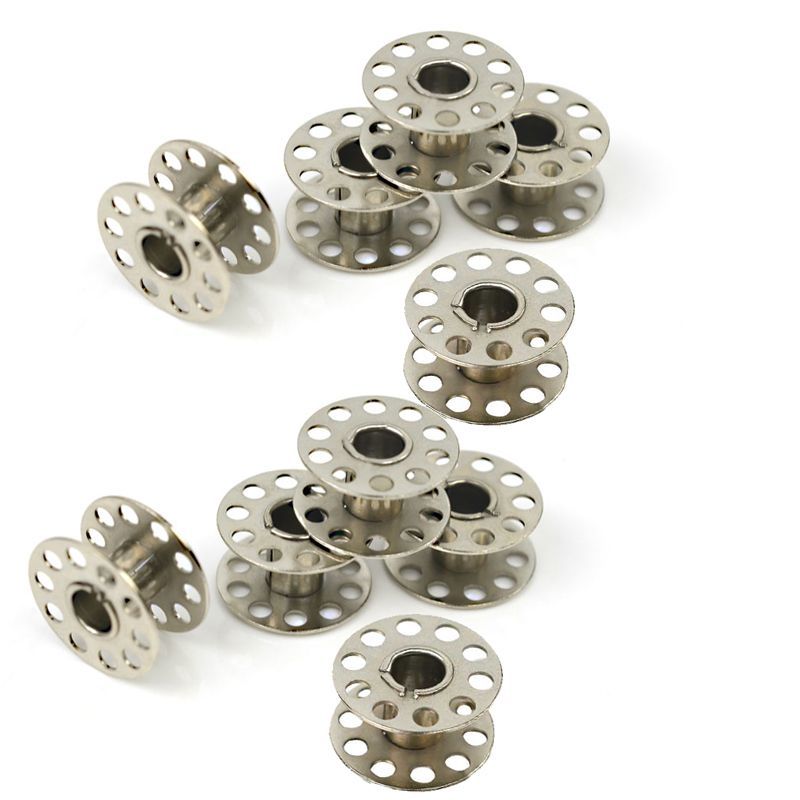 1864★ Perforated Metal Bobbins for Vintage Domestic Sewing Machines, Bee, Feiren, and Butterfly Models★