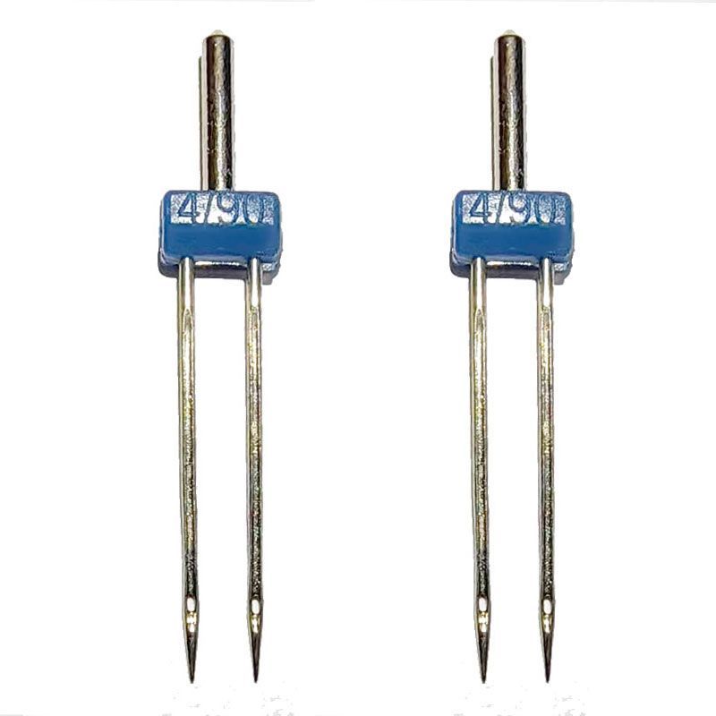 1868★ Twin Needle for Domestic Sewing Machines, Sizes 2/3/4, Compatible with Brother, Butterfly, and Juki-Style Models★