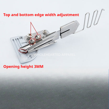 1719★  Sewing machine accessories adjustable K10 knitted elastic fabric pull cylinder flat car sewing machine computer car oblique strip hemming cylinder★