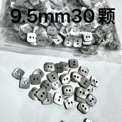 3016  Natural material shell spray paint dyed buttons, versatile buttons, color spray paint shell buttons, shirt buttons