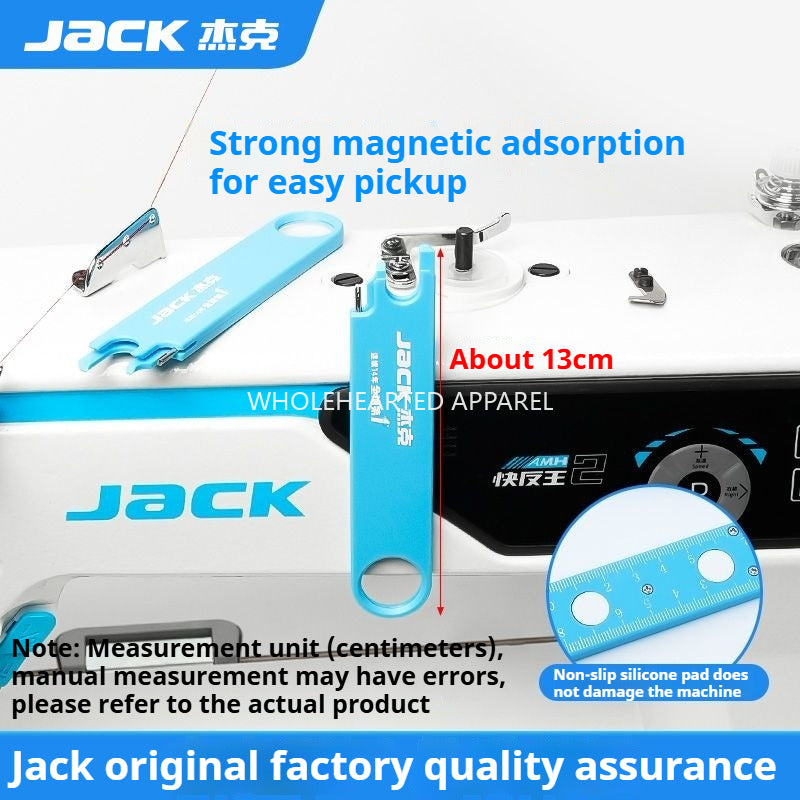 1723★  jack jack flat car multifunctional threading artifact third generation needle threader magnifying glass scale sewing machine accessories★