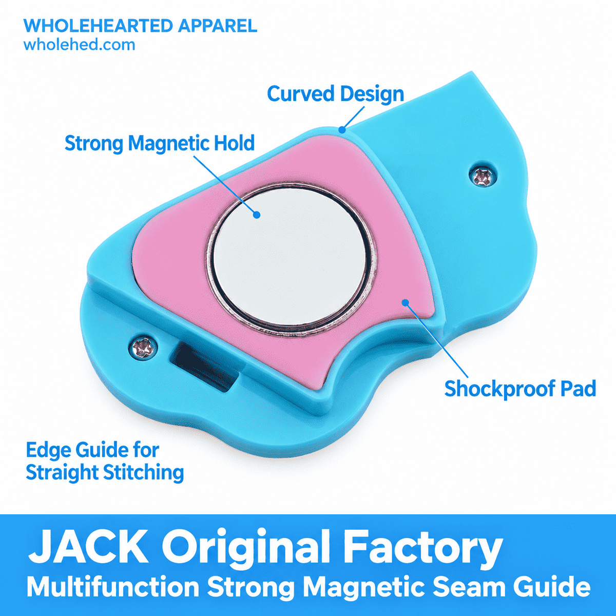 1618★ Multifunctional strong magnetic plastic regulation rib crimping awl thread remover threading device sewing accessories.