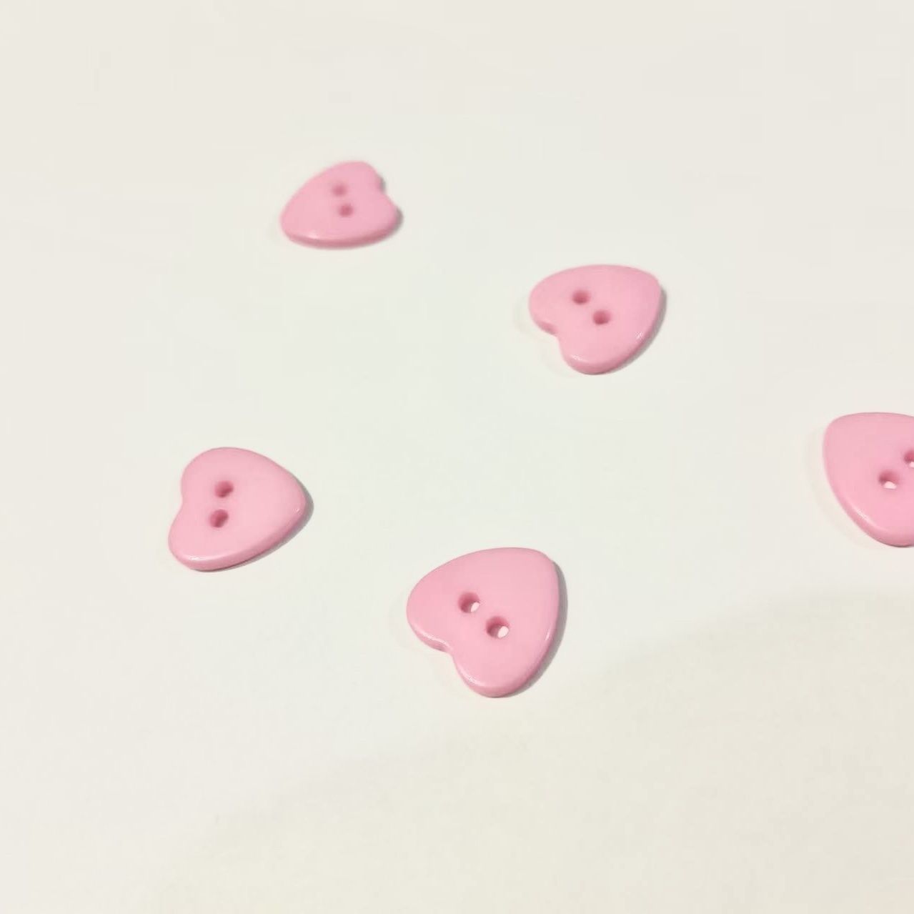 3027  Love Buttons Colored Sweater Resin Two Eyes Children's Two Eyes DIY Handmade Shirt Buttons Decorative Buttons