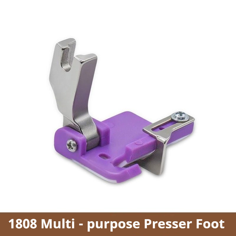 1808★ P284 Prensatelas de guía de borde multiusos para máquinas de coser computarizadas de pespunte, para dobladillos y pliegues en pantalones★