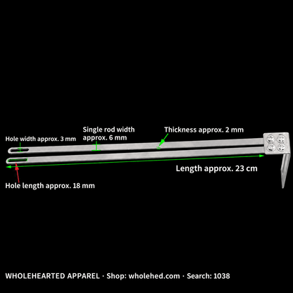 1038★ Double-Ended Drawstring Threading Tool for Clothing, Hats and Elastic Waistbands, Industrial Sewing Machine Accessory.