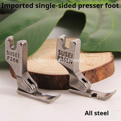 1527★  Flat car unilateral presser foot P36N right unilateral P36LN left unilateral, all-steel flat car, unilateral zipper presser foot★