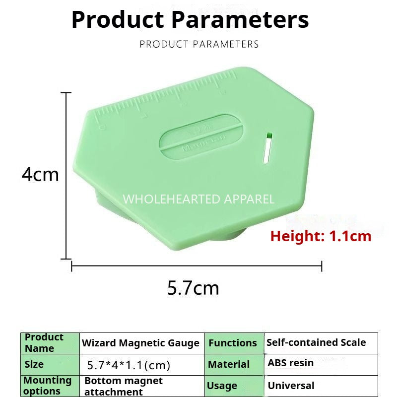 1005★ New model magician polygon strong magnetic guide sewing machine universal edge positioning tape with scale sewing accessories★