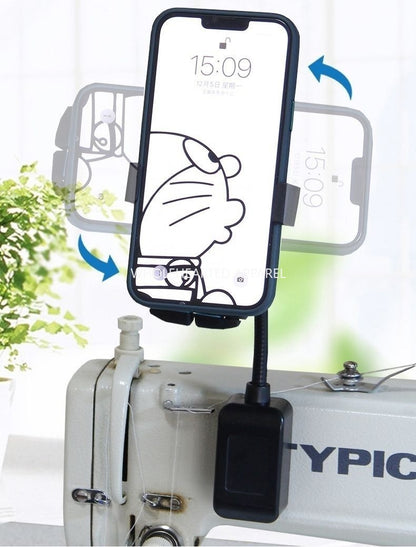 1035★  360-degree strong magnetic mobile phone holder, multi-functional magnetic shooting live broadcast mobile phone holder, sewing machine mobile phone holder★