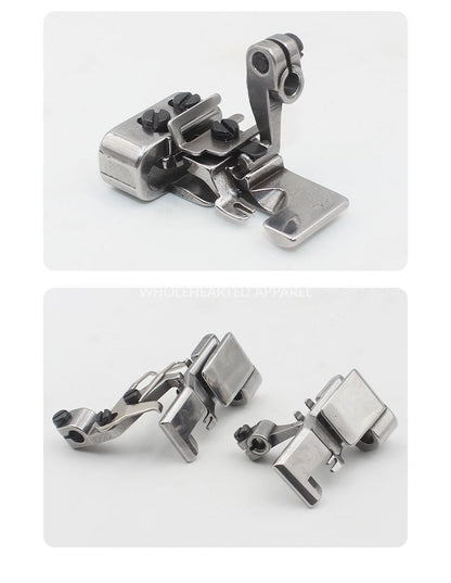 1326★ Pied-de-biche pour surjeteuse à quatre fils, pied froncé double couche pour finition des bords ★