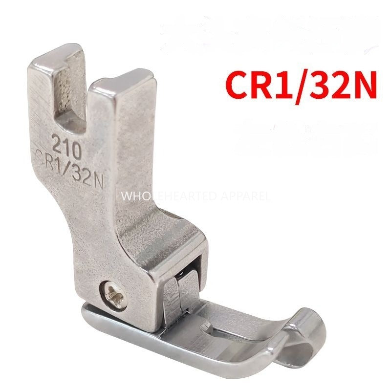 1552★ Pied-de-biche plat à grande tête, butée haute et basse, 211 CR1/32, tout acier, avec butée haute et basse, accessoires pour machines à coudre★