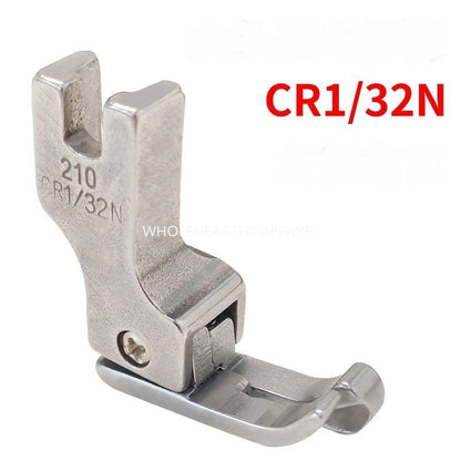 1552★ Pied-de-biche plat à grande tête, butée haute et basse, 211 CR1/32, tout acier, avec butée haute et basse, accessoires pour machines à coudre★