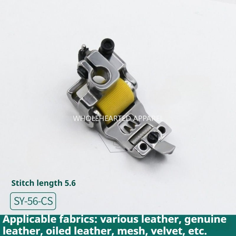 1029★ Prensatelas de rodillo para máquina de coser, carro de corte de tres agujas y cinco hilos, nuevo prensatelas de polea, prensatelas de alambre abierto★