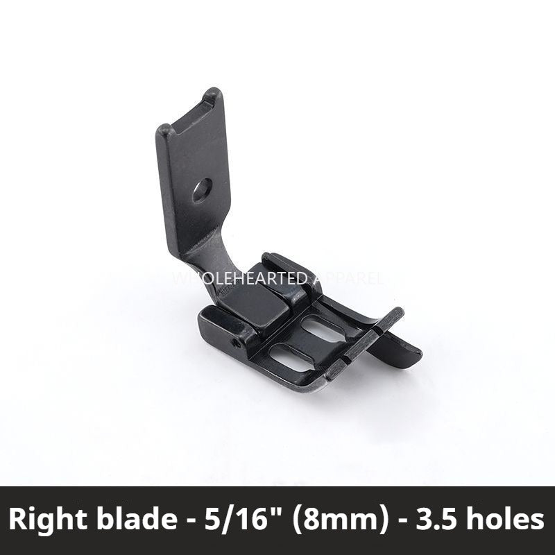 1625★ Nouveau pied-de-biche double aiguille S570 tout acier avec butée de couteau, butée latérale gauche et droite, accessoires pour machine à coudre★