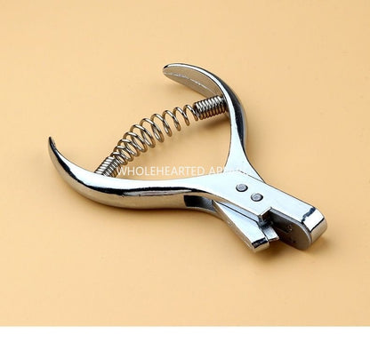 1434★ Pinces à découper, à poinçonner et à découper pour la fabrication de plaques de vêtements, pinces à encoches, pinces en U, outils de couture, pinces à poinçonner et à perforer à la main★