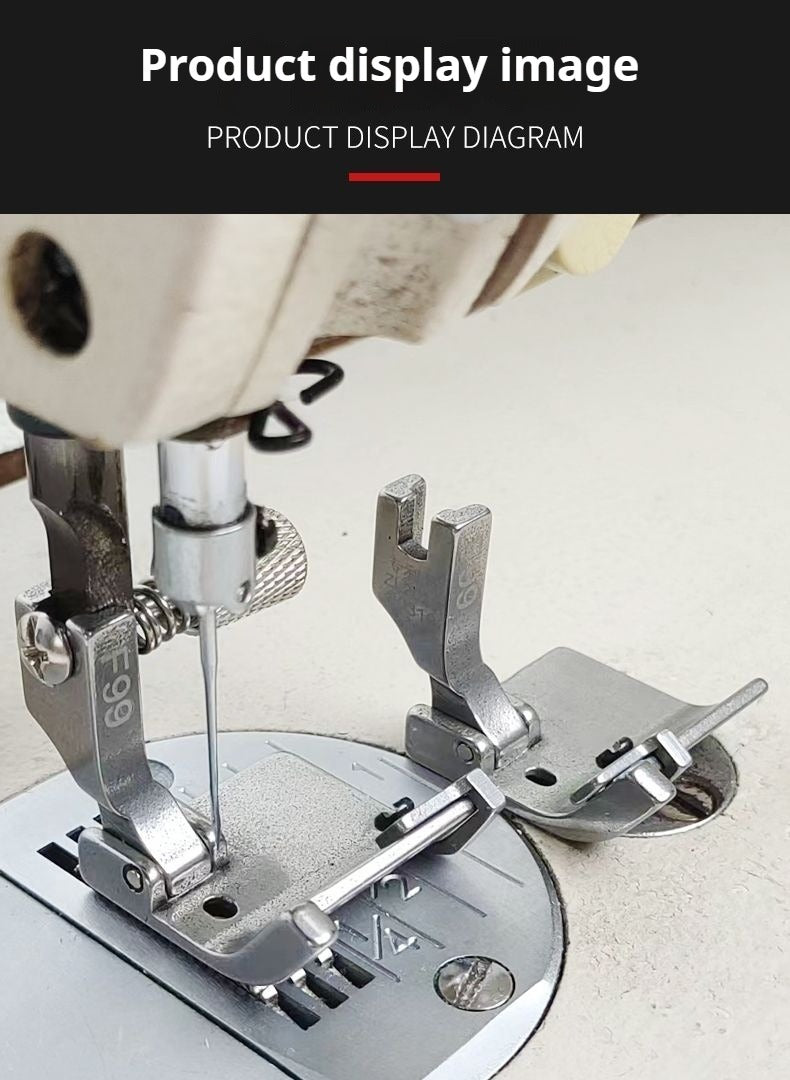 1167★  Flat car F99 universal presser foot Curling edge pull tube presser foot Adjustable blindfold roll trouser foot bag Back collar webbing presser foot★