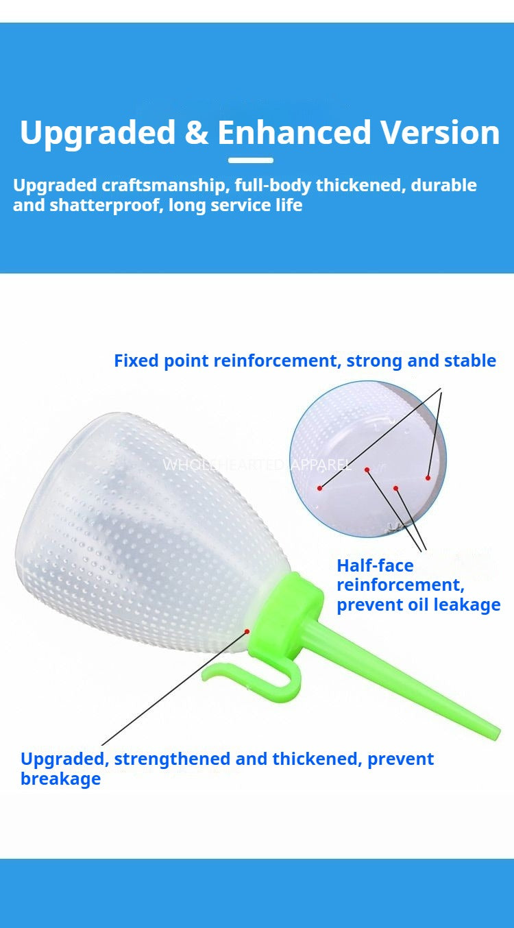 1675★  Plastic size oil pot (empty pot) Resistant to drop and extrusion, not broken, sewing machine oil pot Plastic oil pot for sewing machine★