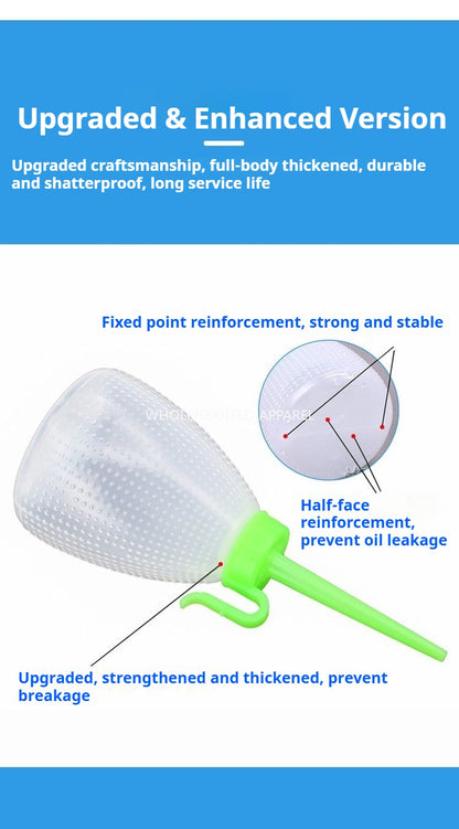 1675★  Plastic size oil pot (empty pot) Resistant to drop and extrusion, not broken, sewing machine oil pot Plastic oil pot for sewing machine★
