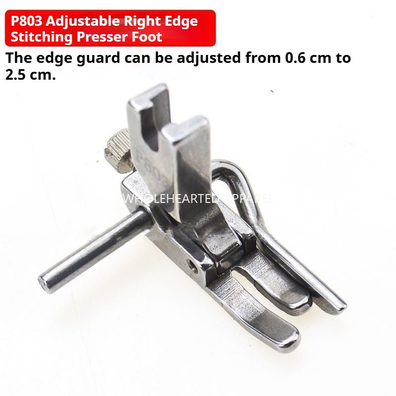 1442★  Flat car P803 presser foot computer car adjustable width and narrow stop fixed presser foot P723 sewing all-steel open wire presser foot★