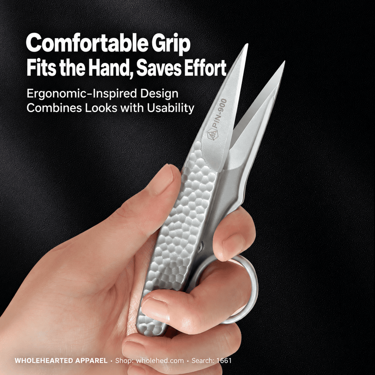 1661★ Microcrystalline Steel Thread Snips, Stainless Steel Sewing Scissors for Embroidery, Cross Stitch and Tailoring