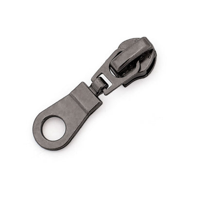 3104  Zipper No. 5 nylon positive wear Jitong head electroplating color multi-color optional with lock zinc alloy luggage jacket zipper is suitable