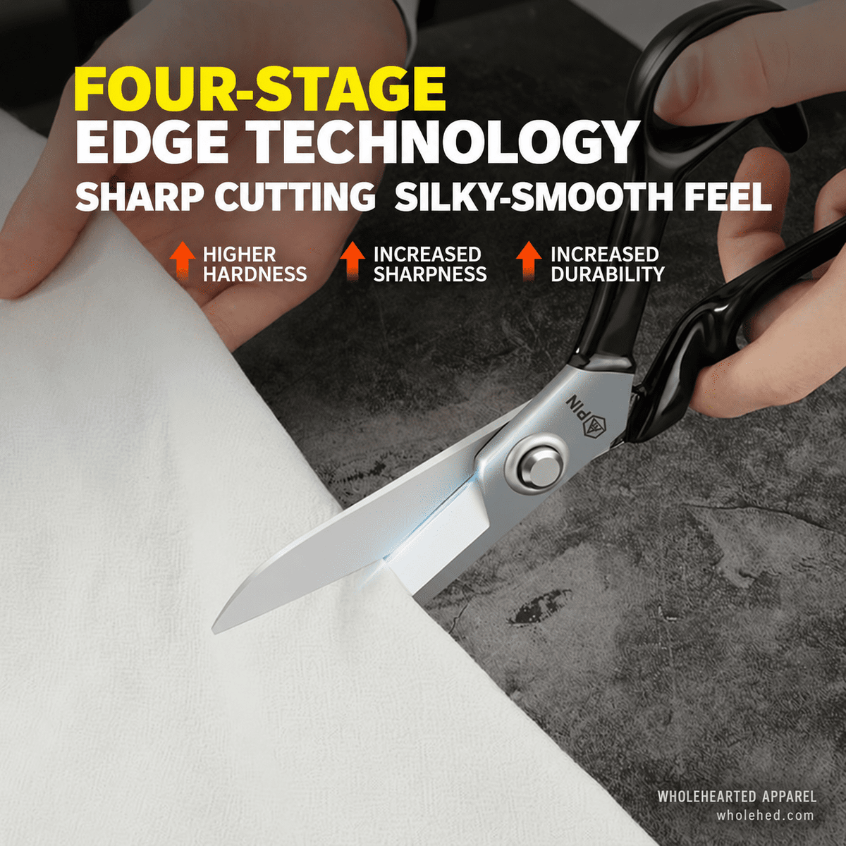 1701★ Large Tailor Scissors for Thick Fabric, Sewing, Garment Cutting, Home & Industrial Use.