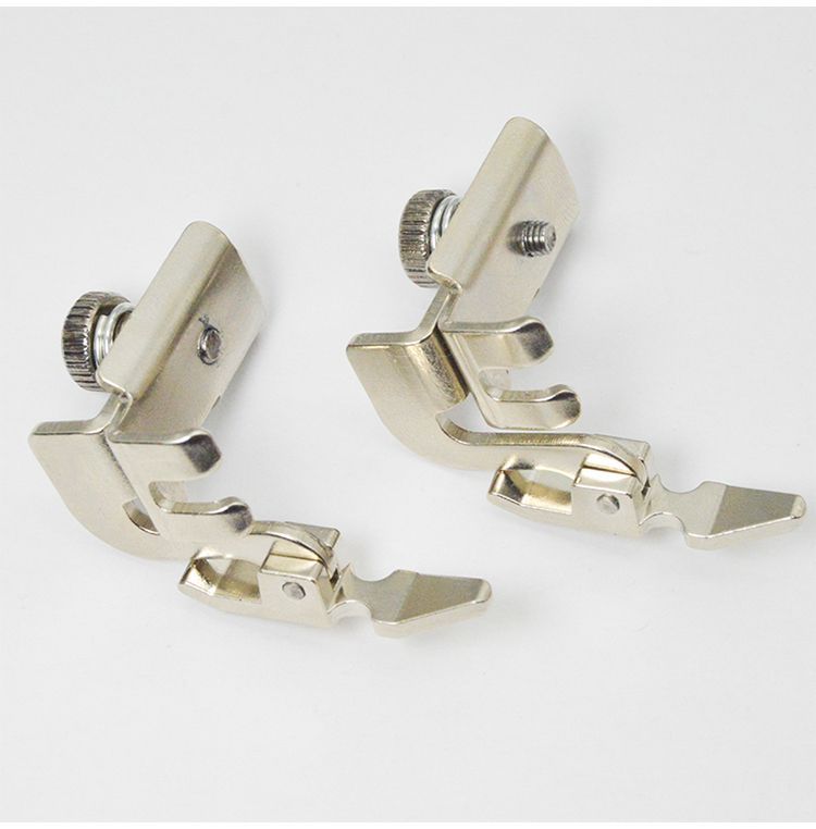 1854★ Side-to-Side Adjustable Zipper Presser Foot for Home and Vintage Treadle Sewing Machines, Suitable for Invisible Zippers