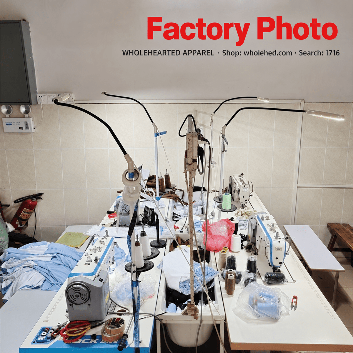 1716★ New adjustable LED sewing machine work light with thread stand mount, energy-saving design and comfortable lighting.