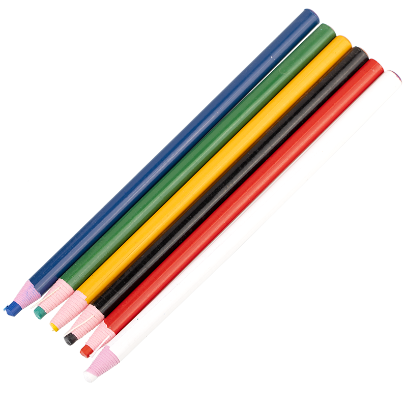 1666★ Lápiz marcador de cera lavable para corte y confección de prendas, diseño de cuerda sin necesidad de sacar punta.