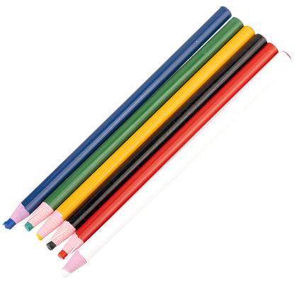 1666★ Lápiz marcador de cera lavable para corte y confección de prendas, diseño de cuerda sin necesidad de sacar punta.