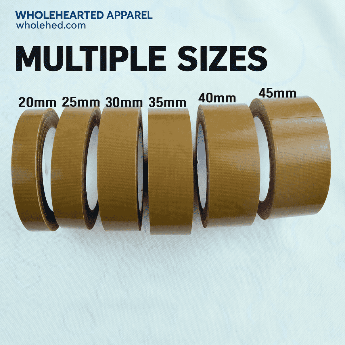 1088★ Sewing machine positioning tape, high-stick clothing template, soil brown cloth base glue, waterproof splicing single-sided carpet tape.