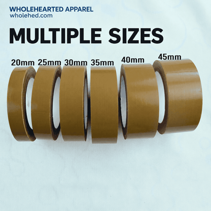 1088★ Sewing machine positioning tape, high-stick clothing template, soil brown cloth base glue, waterproof splicing single-sided carpet tape.
