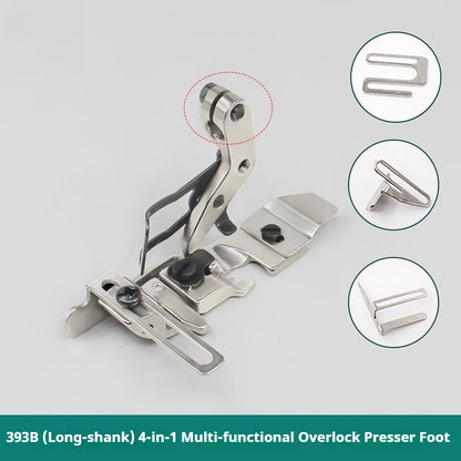 1822★ 4-in-1 Multifunction Edge Guide Center Presser Foot for Overlock Machines★