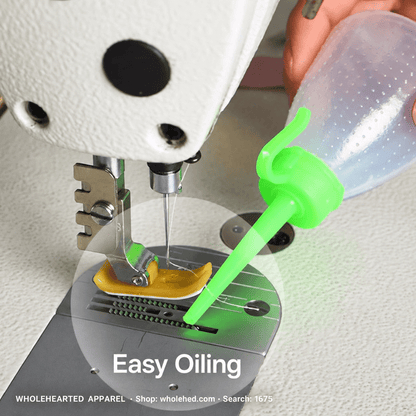 1675★ Plastic Sewing Machine Oil Bottle (Empty, Small or Large, Drop-Resistant and Squeezable)