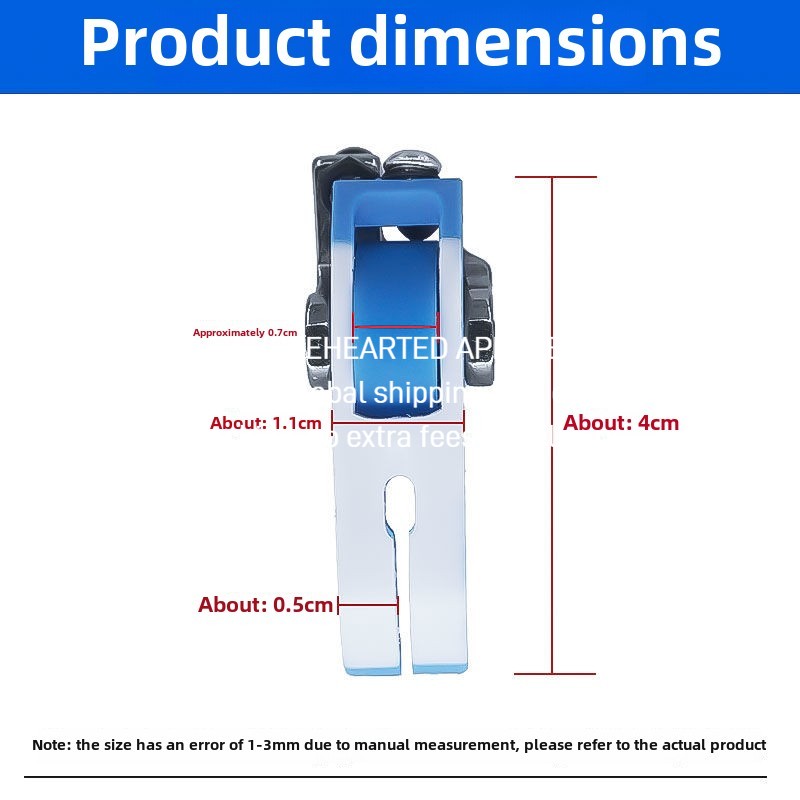 1410★  New flat car special Teflon narrow roller presser foot anti-eating cloth rush cloth