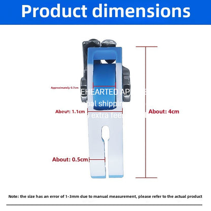 1410★  New flat car special Teflon narrow roller presser foot anti-eating cloth rush cloth