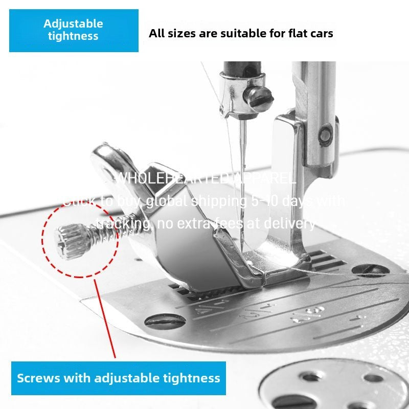 1405★  Flat car all-steel pull rubber band presser foot S537 elastic band presser foot sewing machine accessories shoulder strap presser foot elastic fold