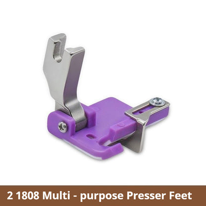 1808★ P284 Prensatelas de guía de borde multiusos para máquinas de coser computarizadas de pespunte, para dobladillos y pliegues en pantalones★