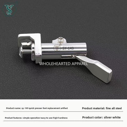 1608★  New SY-149 flat car quick replacement foot presser artifact second change foot presser tool easy replacement without tiring hands ***