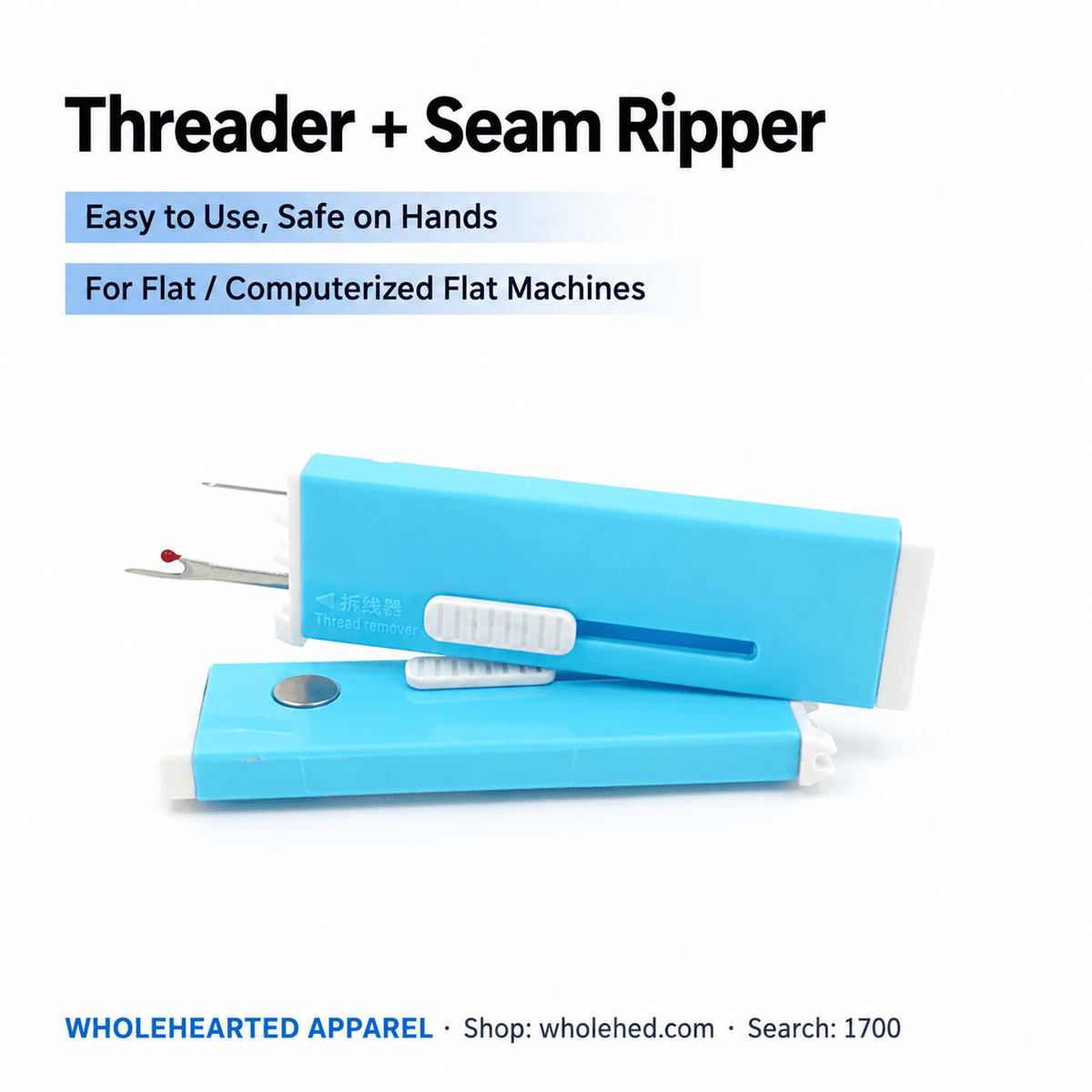 1700★ New No-Look Automatic Needle Threader for Flatbed Sewing Machines