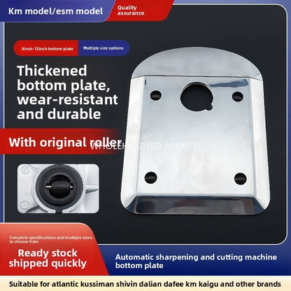 1628★  ESM/KM automatic sharpening and cutting machine baseplate with roller, electric scissors straight knife cutting machine high-quality chassis base