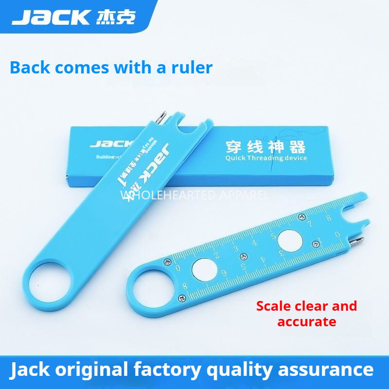 1723★  jack jack flat car multifunctional threading artifact third generation needle threader magnifying glass scale sewing machine accessories★