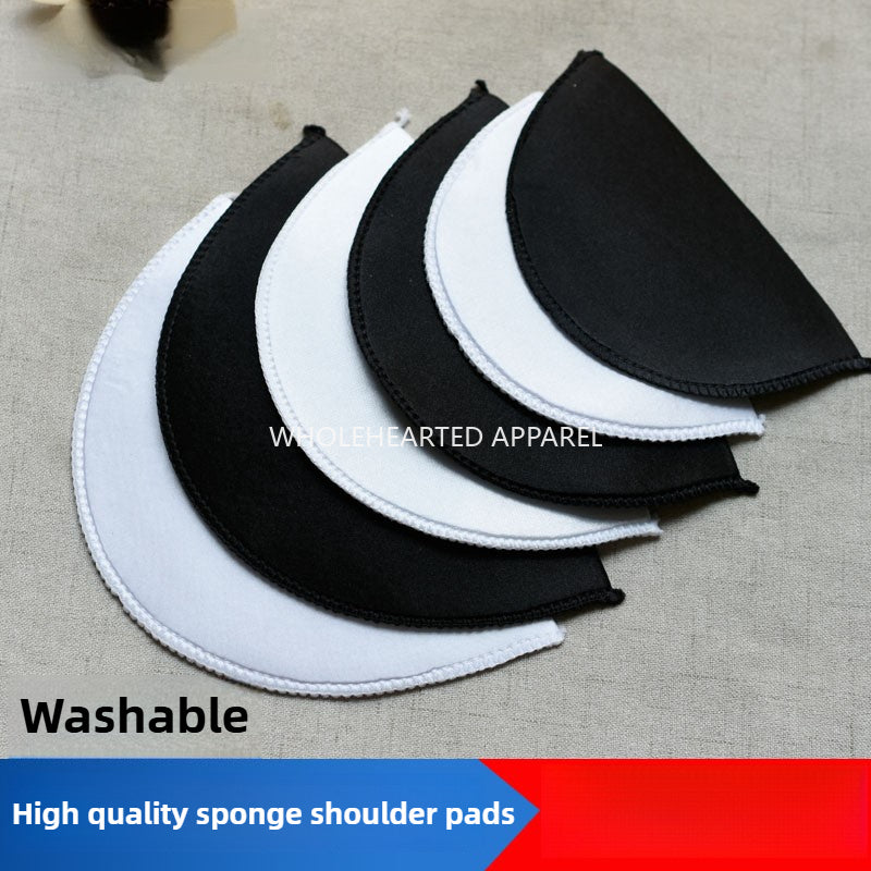 3919★ Hombrera de esponja lavable, antideformable, fina de algodón, antideslizante, para abrigos, camisas, accesorios de ropa