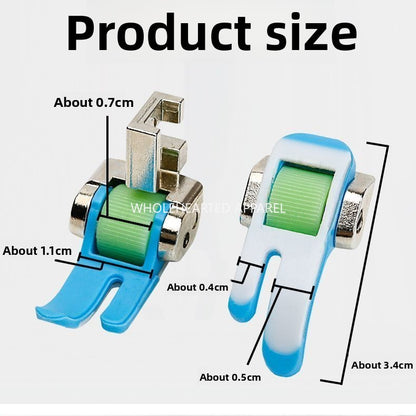 1566★  Old-fashioned pedal sewing machine Teflon roller presser foot plastic presser foot presser line stop presser foot flying butterfly