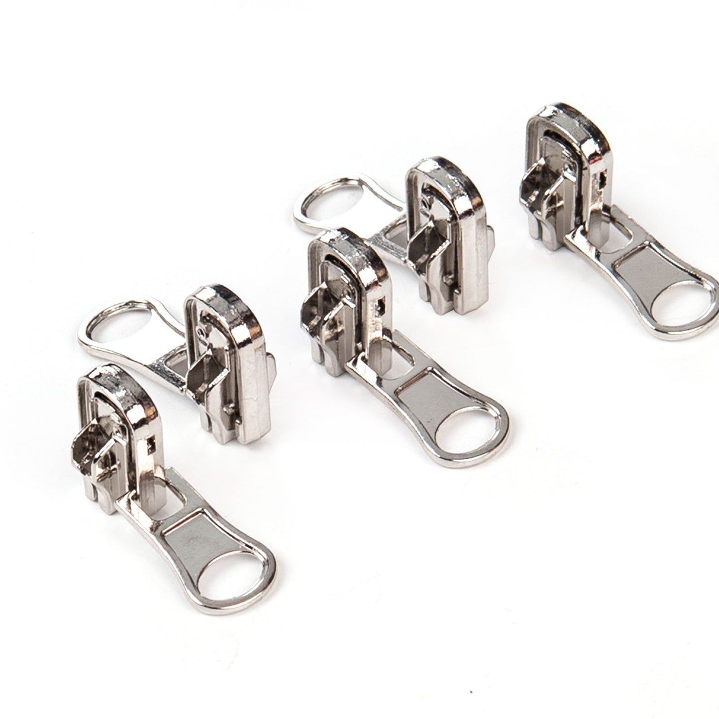 3106  Zipper No. 5 platinum open tail rotating almond head large k head single head double-sided coat trench coat is suitable